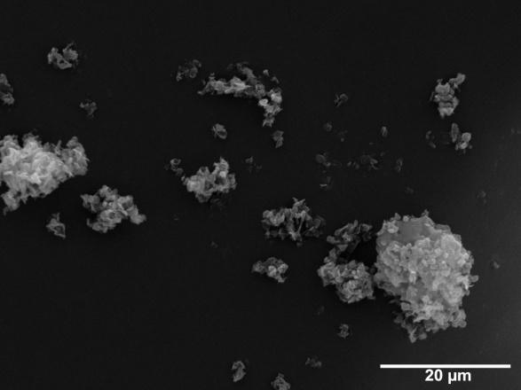 150X 1500X Figure 5-6: SEM images of inactivated DHLA-capped QD-embedded poly(sa) microspheres Total internal reflection fluorescence (TIRF) microscopy was used to image the region of a sample of the