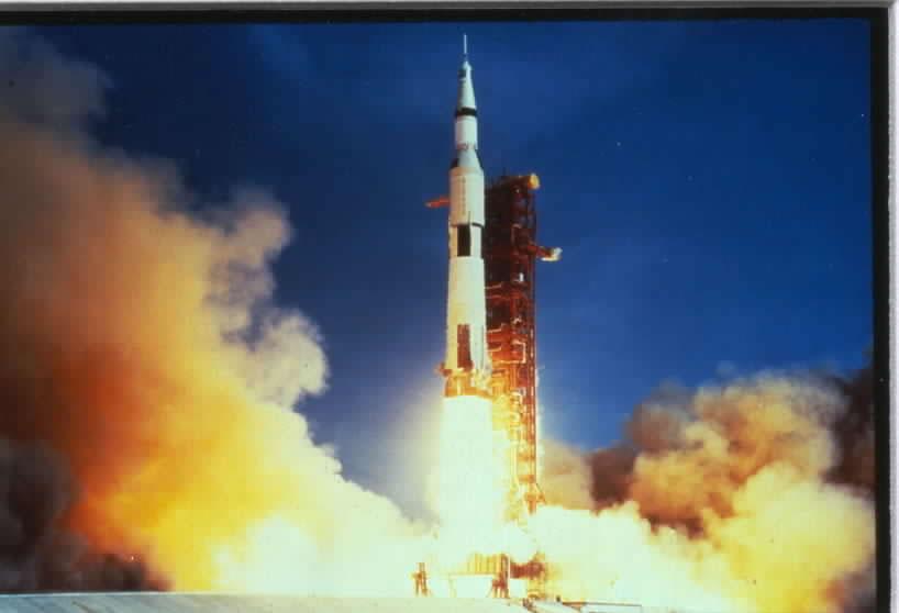The launching of a rocket is an example of Newton s 3 rd Law of Motion