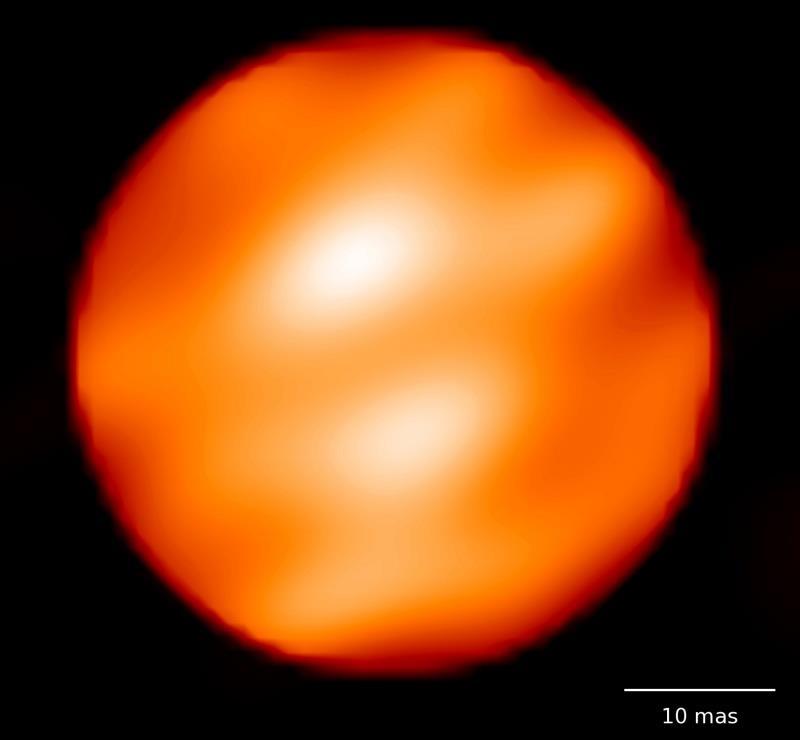 The Sun compared to VY Canis Majoris, the largest known star. Betelgeuse really is a big star.