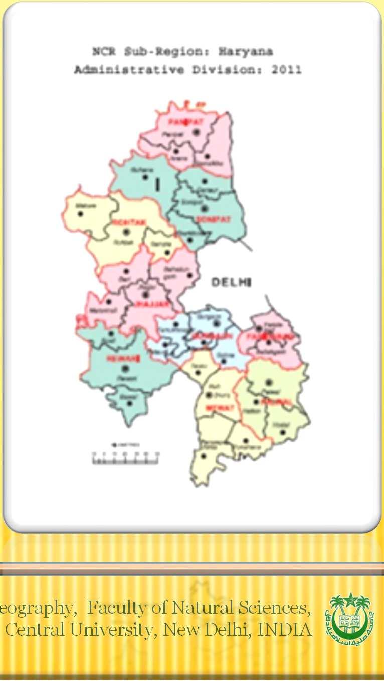 Faridabad City is situated between 28 o 20 to 28 o 13