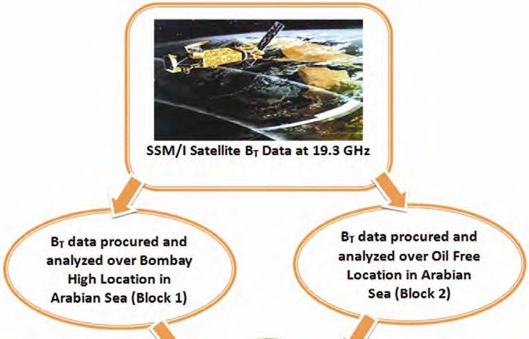 54 INDIAN J RADIO & SPACE PHYS, FEBRUARY 2013 over block 1 data was found which could be due to the presence of some substance (oil) on the surface of the sea.