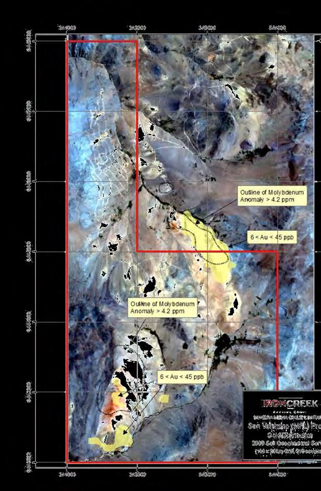 Geochemsitry Satellite Image AURIFEROUS SILICA LEDGES High-sulphidation