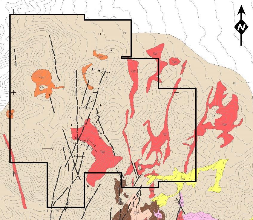 Paiute Project Geology and Targets Two Primary Targets High grade