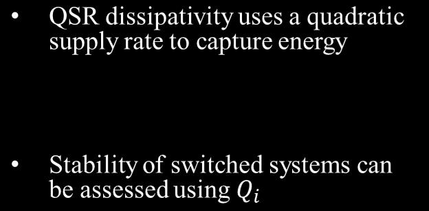 Dissipativity for Switched