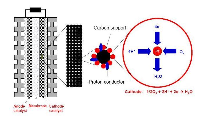 Main challange in fuel cells is catalyst!