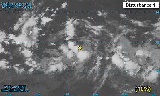 Tropical Outlook Eastern Pacific As of 8:00 a.m.