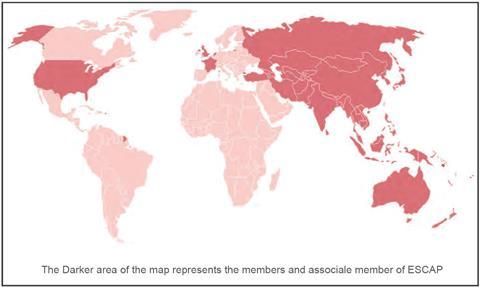 ESCAP and RESAP Has been operating for around 22 years since 1991 25 member States