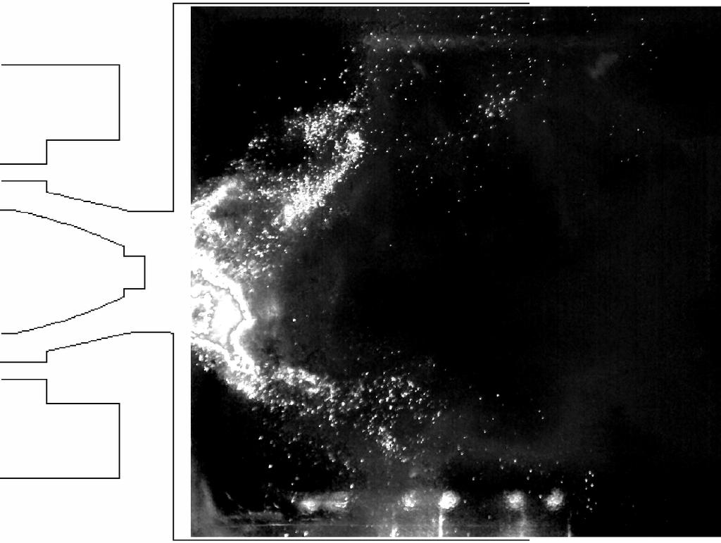 488 T. Lederlin and H. Pitsch Figure 7. Case II: Droplet diameter. (a) Enlightened droplets on a laser sheet. (b) Flame structure. Figure 8.