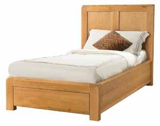 ) L 2050mm (80 ¾ ) DAV038 4 6 Bed with 2 Storage Drawers