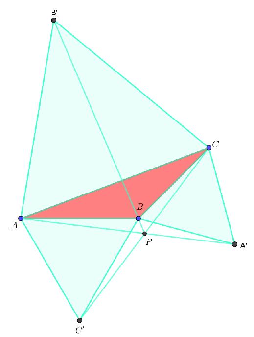 HQ1. Isogonic Centers The isogonic center of a triangle is a point such that the sum of its distances to the vertices of the triangle is minimum.