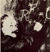 Albert Einstein Conclusions: Photon, Light Particle Electron (1:1) K.E. ejected e = E photon in light E electron in metal ½ mv 2 = h h 0 Planck-Einstein Eqn.