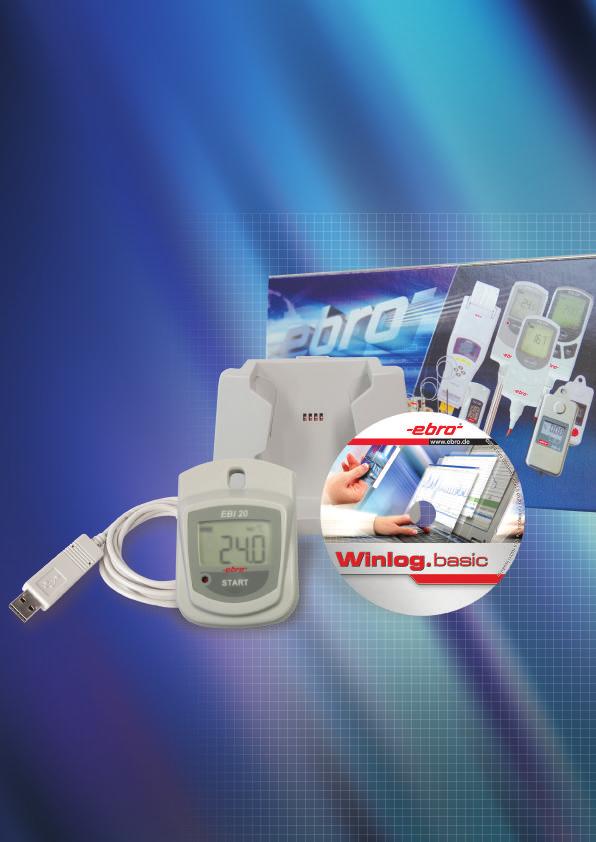ebro has expanded its range of measuring instruments in the food area even further: ebro Data Logger Family EBI 20 For comprehensive