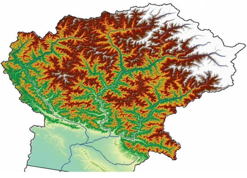 plateau regions. In the Himalayan segment (upper Yamuna catchment), the drainage system and the characteristics of landforms are closely interdependent and inter-related.