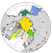 Regionaly contrasted sea ice predictability: Winter extent (Agathe Germe) STD (10 6 km 2 ) HIST Gin Seas DEC Barents Sea Labrador Sea - CNRM-CM5.1-16 Decadal hindcasts (DEC). 1960-1996.