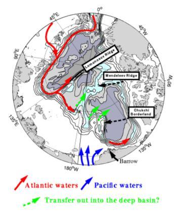 Global role of A Freshwater source for the Atlantic Ocean Paleo role of Pacific exit the Arctic through the Fram Strait and through