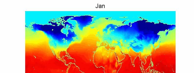 Research Goal Average Monthly Temperature Research Goal: Find global climate patterns of interest to Earth Scientists A key
