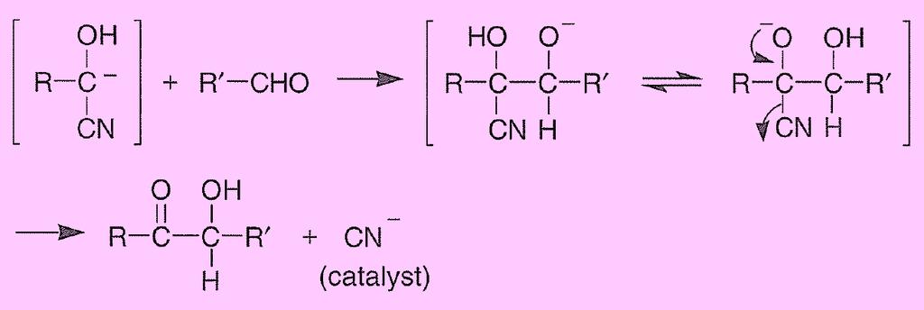 Acyl anion synthons derived from cyanohydrins may be