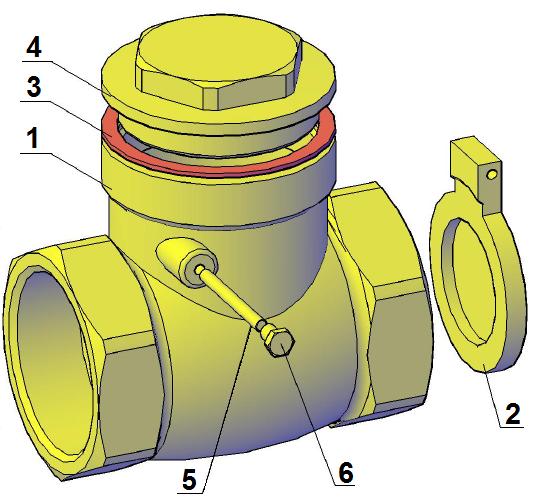 SPECIFICATIONS : Vertical position with ascendant fluid or horizontal position ( respect the flow direction indicated by the arrow ) Cylindric threaded female BSP ends Swing type Metal / metal
