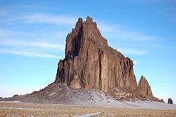 Problem: Radia3ng Dikes Shiprock, New Mexico Aerial view showing radial