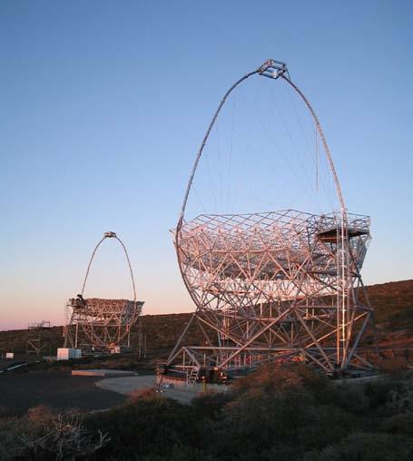 Outlook MAGIC - MAGIC data-taking (and analysis) going on - construction of 2nd telescope started (same size; some