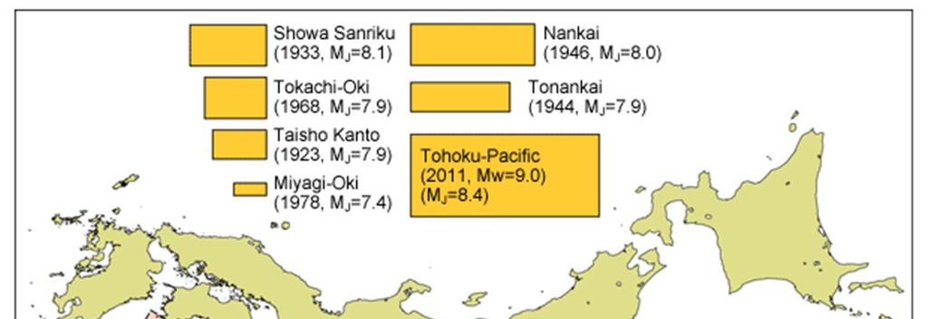 REPORT ON THE TOHOKU AREA PASIFIC OFFSHORE EARTHQUAKE GENERAL PERSPECTIVE The Highest Magnitude Ever Recorded The 2011 off the Pacific Coast of Tohoku Earthquake (hereafter, the 2011 Tohoku- Pacific