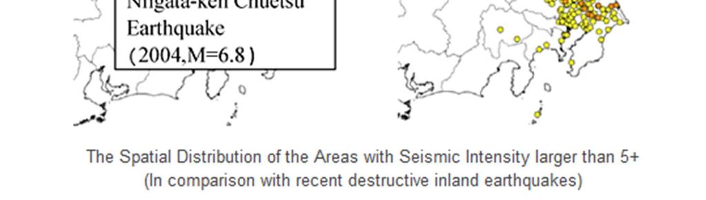 destructive earthquakes, as is shown in the figure.