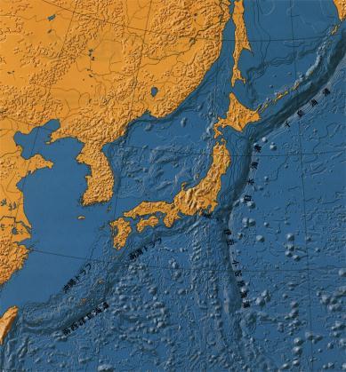 Plate configuration around Japan Seafloor topography Figure 3.