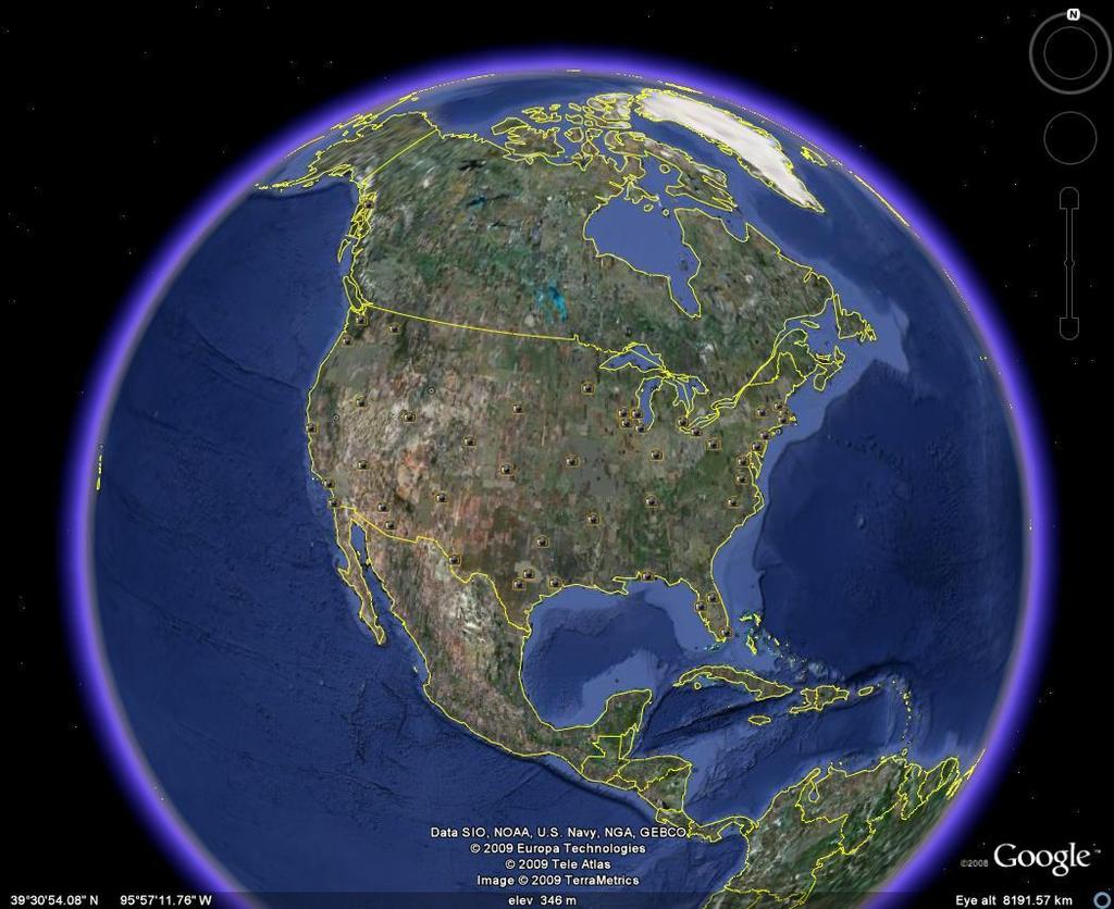 Google Earth North Carolina
