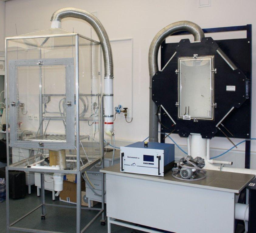 High-precision radioisotope mass concentration meter Developed in 2003 System for generation of aerodispersed media with particles size in the range of (0.