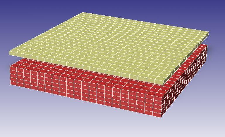 Maximum stress of diaphragm by applied pressure Figure 5 shows the 3D model of the diaphragm using mapped bricks mesh generated by Designer [7]. There are three steps involved.
