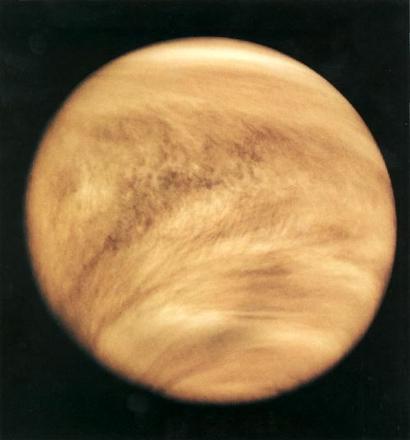 Venus clouds rotate faster than the planet The clouds of Venus rotate in the same