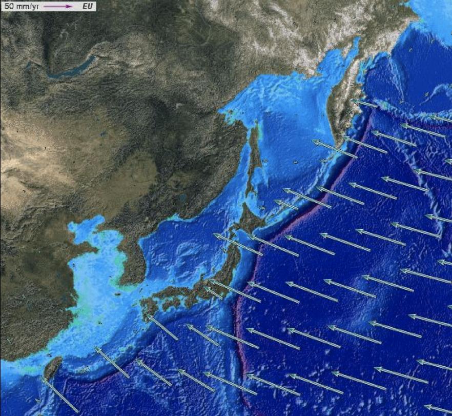 This earthquake was the result of thrust faulting along or near the convergent plate boundary where the Pacific Plate subducts beneath Japan.