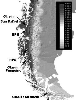 Patagonia (mm/yr), HPN = Northern