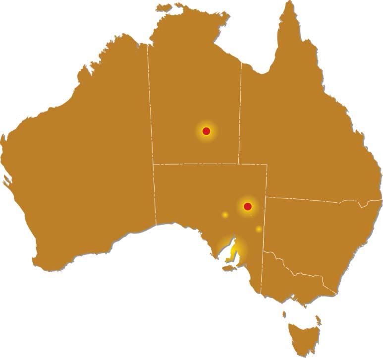 Copper, Zinc and Uranium In NT and SA Core has 100% owned tenure covering over 2,000km 2 Albarta and