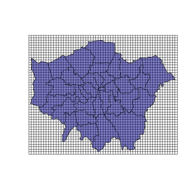 Geographically Weighted Regression (GWR) grd <- SpatialGrid(GridTopology(c(503400,155400),