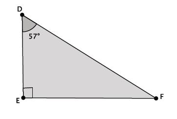 = 180. 8. Triangle DEF is a right triangle.