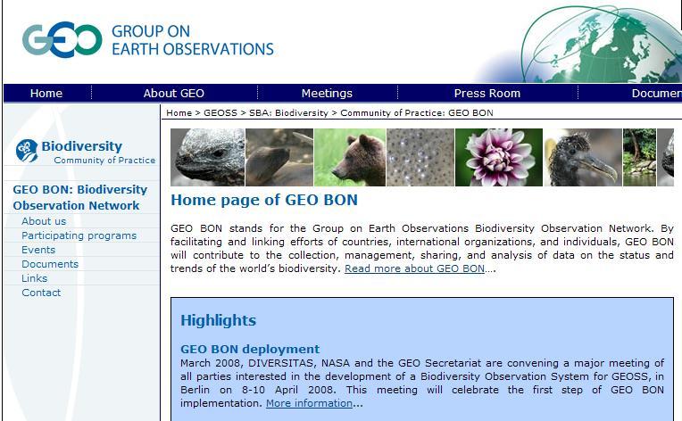 A global Biodiversity Observation Network: how do