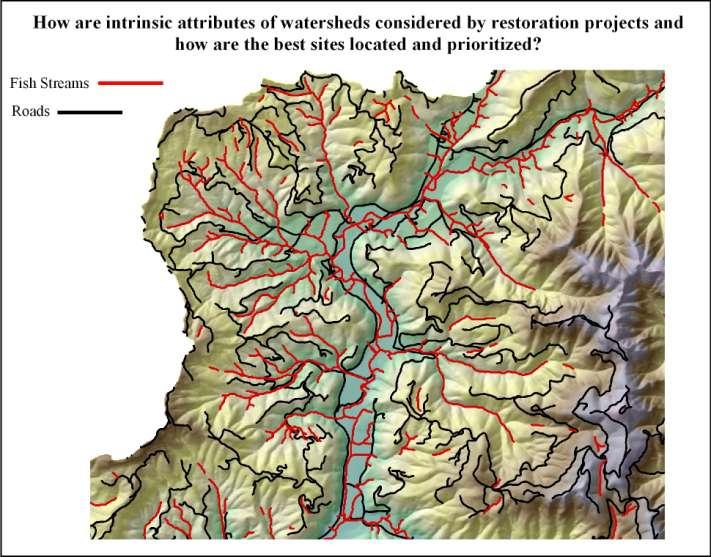 Example: Upland restoration (of the hundreds to thousands of road crossings