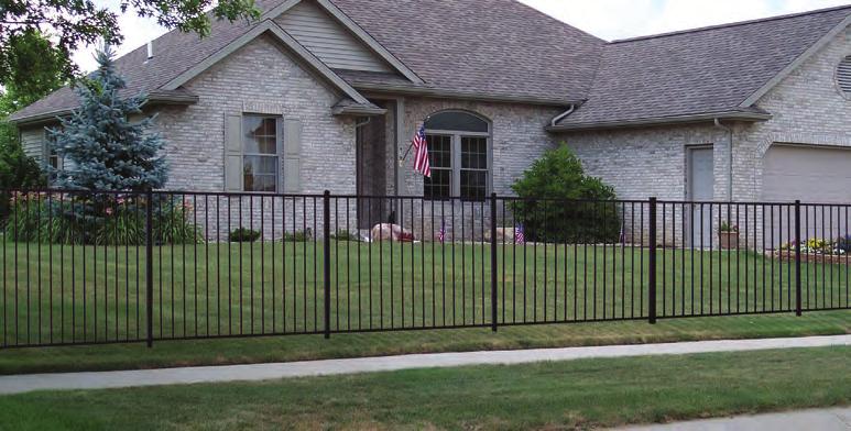 Residential Aluminum Fence System