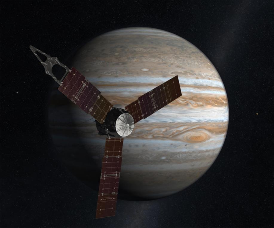 JUNO water in Jupiter's atmosphere measure composition, temperature, cloud motions and other properties map Jupiter's magnetic and gravity fields