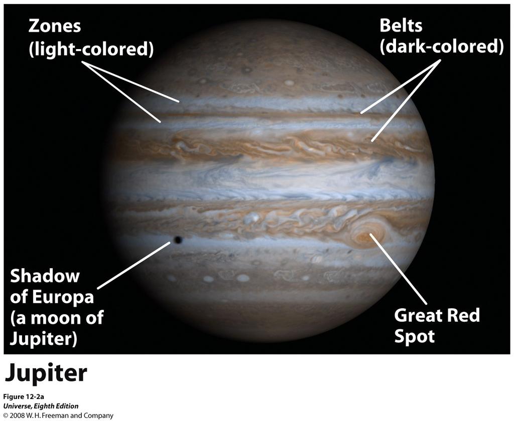 This view of Jupiter is a composite of four images made
