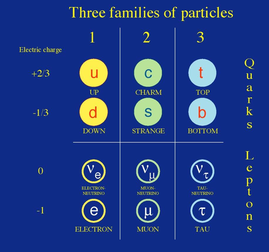 Fundamental Particles Fermions (spin1/2): quarks and leptons Boson (integer spin) : carriers of forces Some of the puzzles we need to resolve: 1. why 3 families of quarks and leptons? 2.