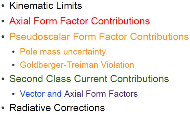 Sensitivities versus n e /n m cross section ratio Should not assume that once you know n m CC cross sections that the n e CC cross sections are known to the same