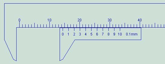 Zero error-example 2 Observed reading = 1.44 cm Actual length = 1.44 + 0.03 = 1.
