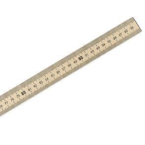 Possible measuring tool used: meter stick, tape measure, ruler Millimeters = mm Centimeters = cm Meters = m Kilometers = km A measuring stick one-meter-long that is marked off in centimeters and