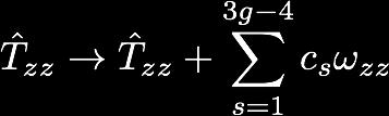 parameters three conditions on such that is regular point so only one unknown