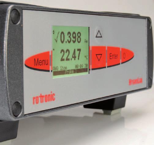 Determine product quality with ROTRONIC Aw products ROTRONIC Aw devices for