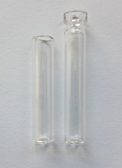 and subsequently with an empty glass vial in the sample holder. The top part of the glass vial was removed for these measurements (Figure S3).