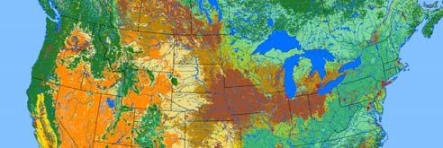 Landcover, hydrography and political boundaries.