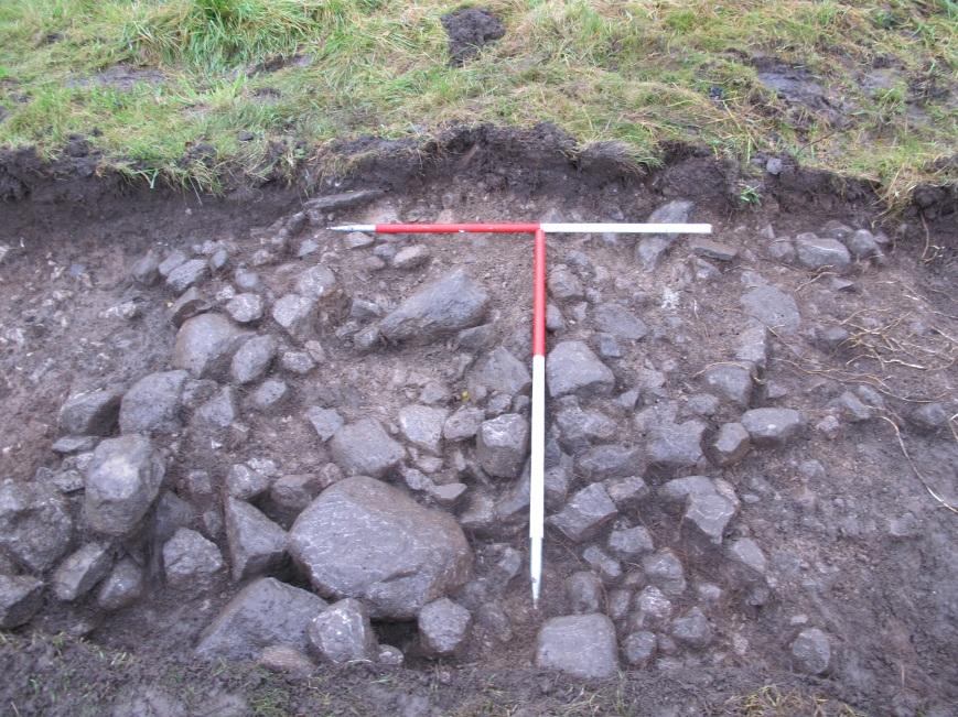 Bank F5 in trench 2, looking